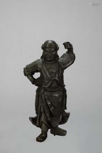 Copper Human Statue from Ming