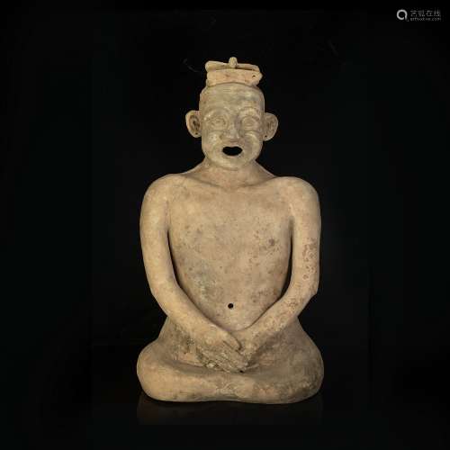 Ceremic Human Statue from HongShan Culture