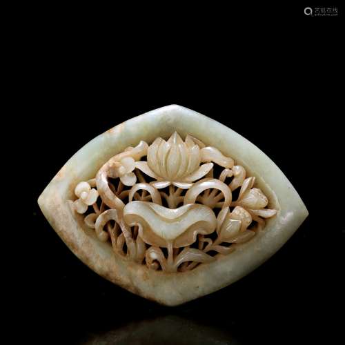 Lotus Pendant from Yuan