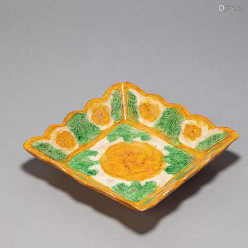 Three Colored Squared Plate from Liao