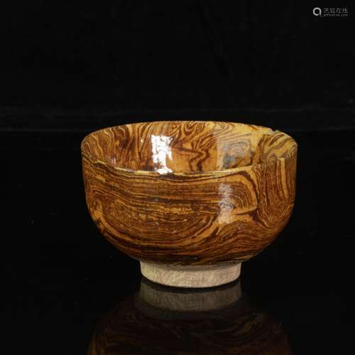 Yellow Glazed JiaoTai Cup from Tang