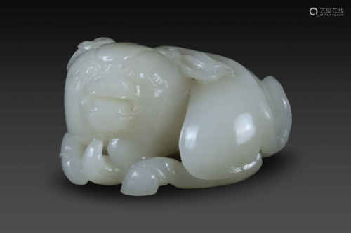 HeTian Jade Hanging Ornament from Qing