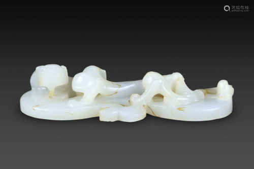 White Jade in tiger form from Han