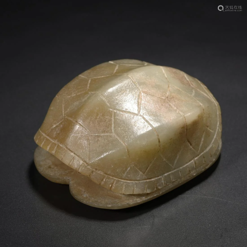 ANCIENT CHINESE JADE CARVING TORTOISE