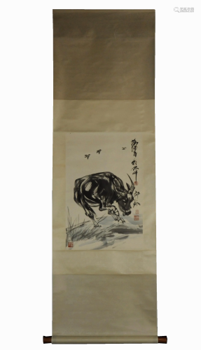 HUANG ZHOU,CHINESE PAINTING AND CALLIGRAPHY