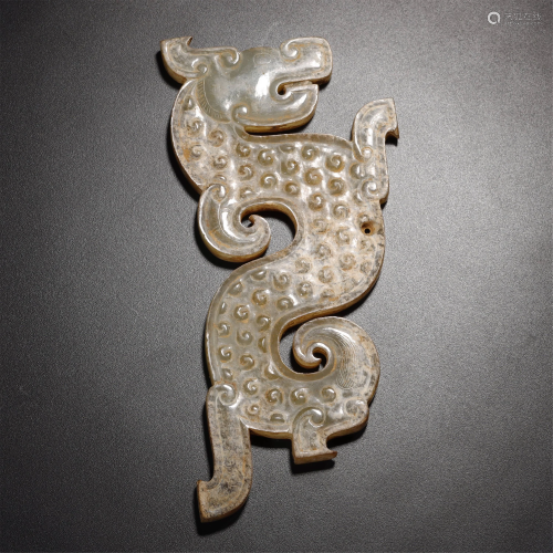 ANCIENT CHINESE,JADE CARVING DRAGON