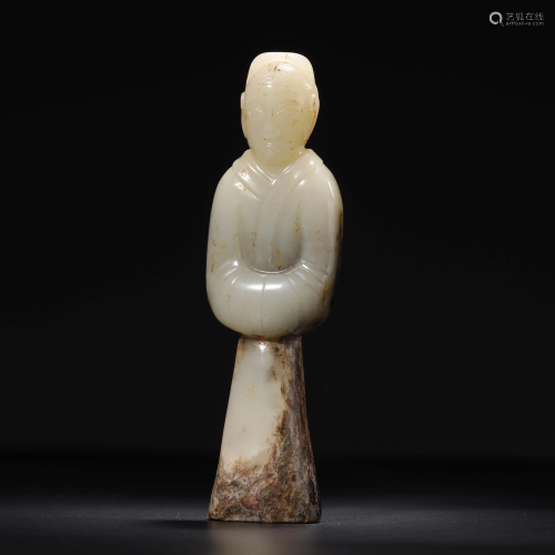 CHINESE JADE CARVING FIGURE