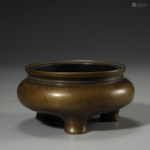 ANCIENT CHINESE,ALLOY COPPER CENSER