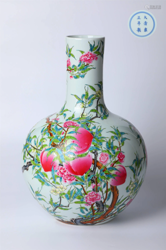 ANCIENT CHINESE,FAMILLE-ROSE VASE