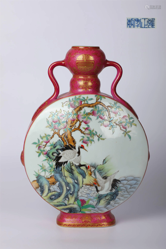 ANCIENT CHINESE,FAMILLE-ROSE VASE