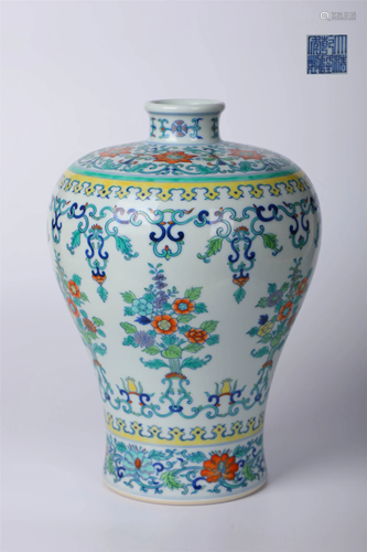 ANCIENT CHINESE,FAMILLE-ROSE VASE