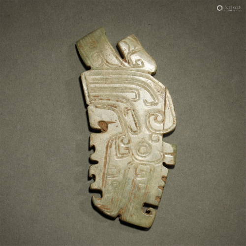 ANCIENT CHINESE,JADE CARVING PENDANT