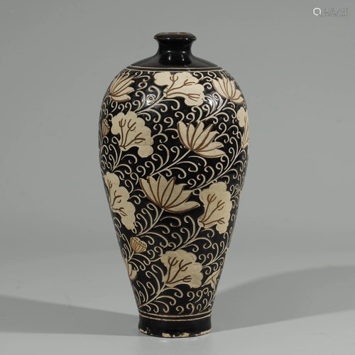 ANCIENT CHINESE,JIZHOU-KILN VASE.MEIPING