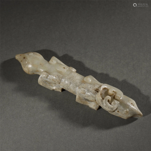 ANCIENT CHINESE,JADE CARVING MYTHICAL BEAST