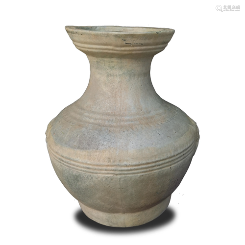 ANCIENT CHINESE,GREEN GLAZED POTTERY JAR