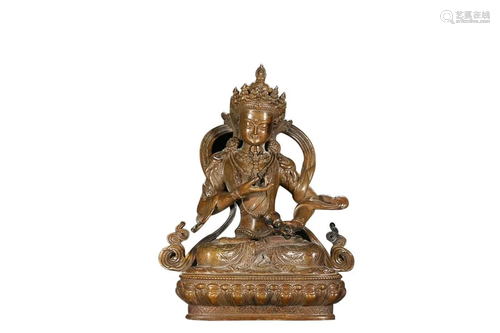 COPPER ALLOY FIGURE OF VAJRA