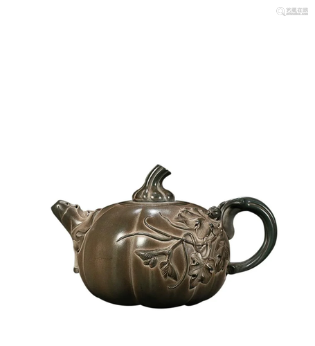 ZISHA PUMPKIN FORM TEAPOT