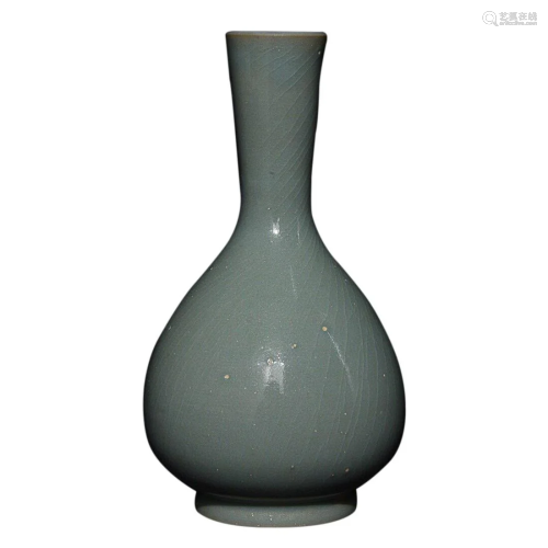 RU WARE PEAR FORM VASE