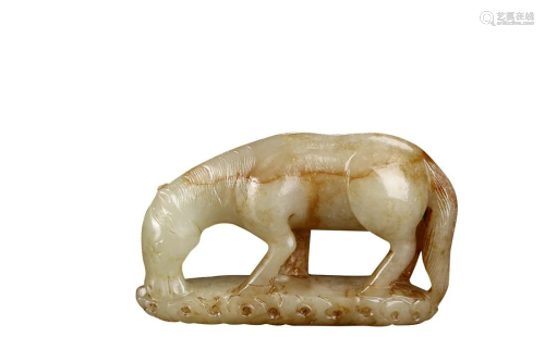 HETIAN JADE HORSE