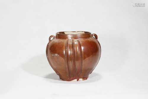 Chinese Zi Ding Porcelain Jar