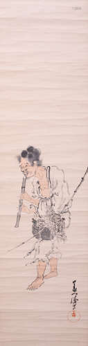 Chinese Painting Of Figures On Paper