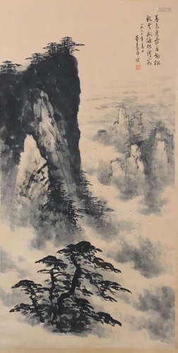 Chinese Dong Shouping'S Painting On Paper