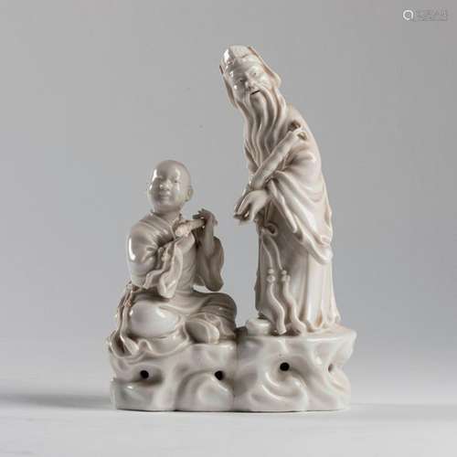 CHINA SUBJECT in porcelain known as White China wi…