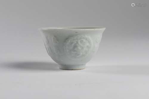 CHINA Bowl in porcelain known as White China with …