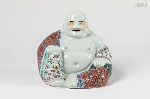 CHINA BUDAI porcelain with polychrome decoration, …