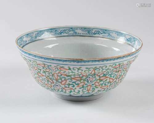 CHINA Two porcelain bowls with polychrome decorati…