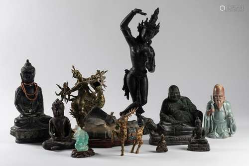 FAR EAST Set of 11 SUBJECTS featuring deities, cop…