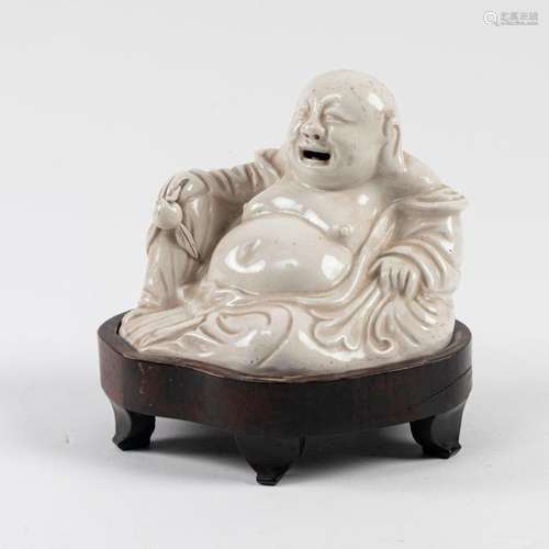 CHINA BUDAÏ in white Chinese porcelain. H. 11,5 cm…