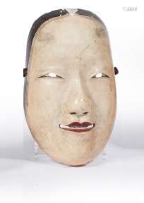 JAPON Fin Époque EDO (1603 1868). Masque de Nô en …