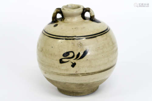 Chinese Song dynasty vase in glazed earthenware - - CHINA - SONG-DYNASTIE (960 - [...]