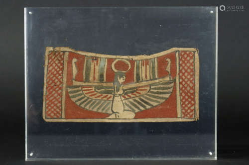 Ancient Egyptian Ptolaemaic period cartonnage in fine linen with very well preserved [...]