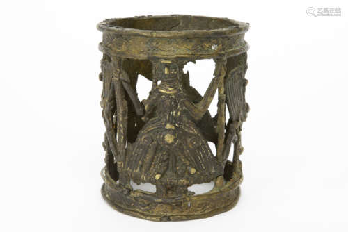 maybe 18th/19th Cent. west African bracelet probably from the Ashanti in a bronze [...]