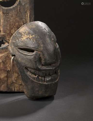 Masque de chamane Bois Népal, Magar H. 19 cm AR Ma…