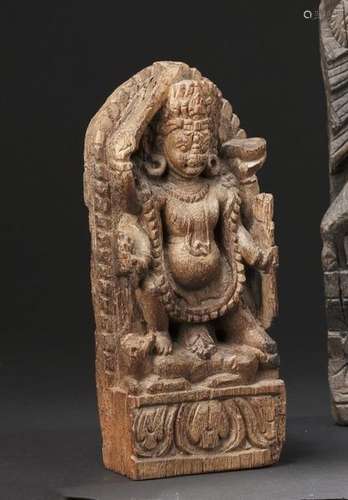 Représentation de Bhairava Bois Inde ou Népal, XIX…