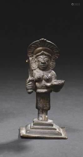 Statuette de Theyyam représentant Shiva Bronze Ind…