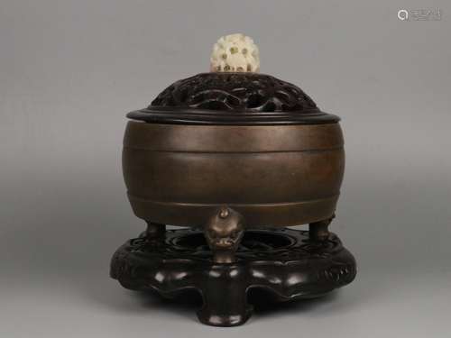 A Bronze Censer With Xushiqingwan Mark