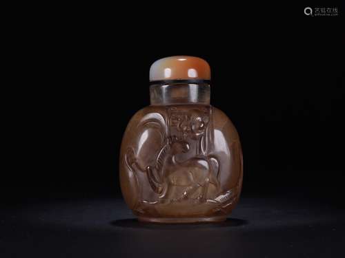 A Crystal Snuff Bottle