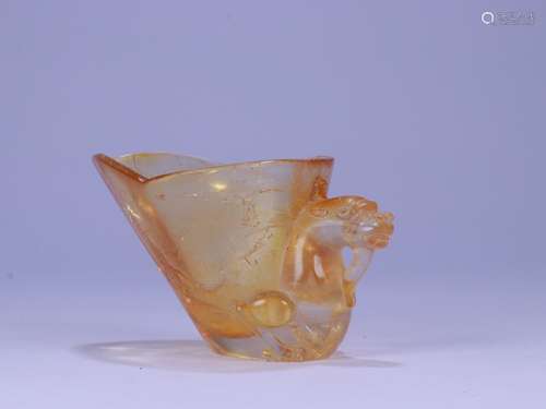 A Crystal Dragon Vessel