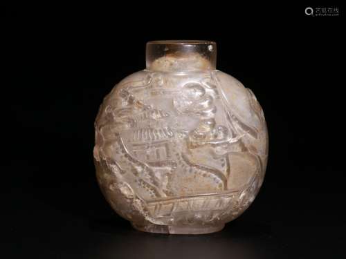 A Crystal Figure-Story Snuff Bottle