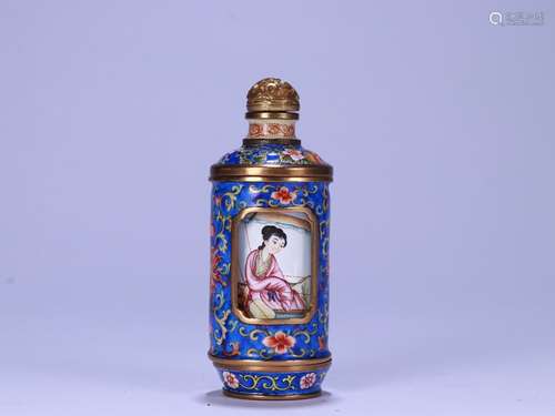 A Cloisonne Snuff Bottle