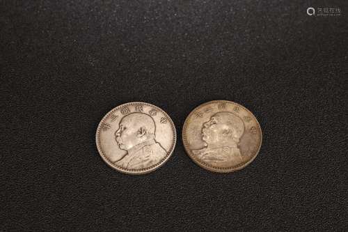 Two Silver Coins