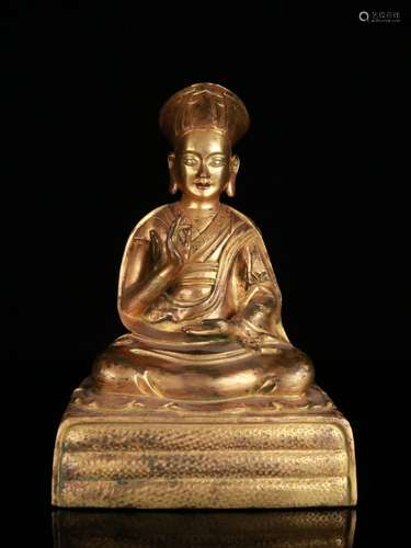 A Gilt Bronze Buddha