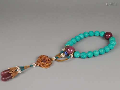 A Turquoise Stone Bracelet