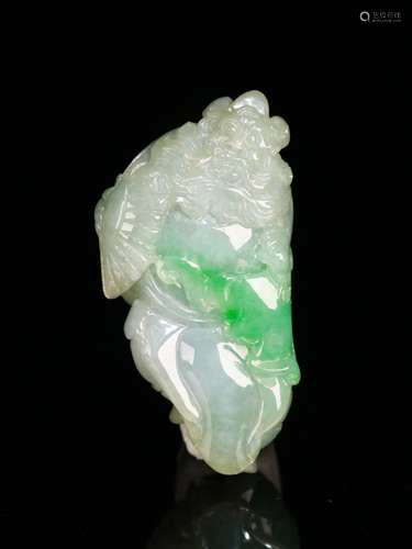 A Jadeite Figure Ornament