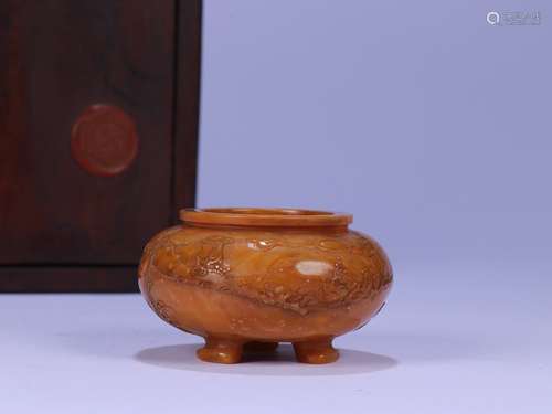 A Tianhuang Stone Incense Holder