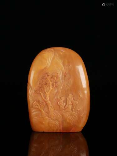 A Tianhuang Stone Figure-Story Seal